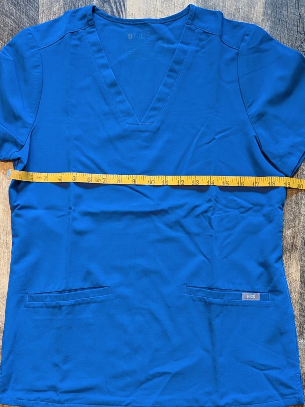Figs Denim Blue Set Zamora Joggers & Casma Scrub Top Small - Picture 8 of 10